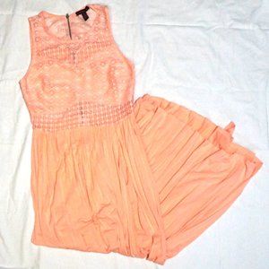 Peach / Light pink Maxi Dress
